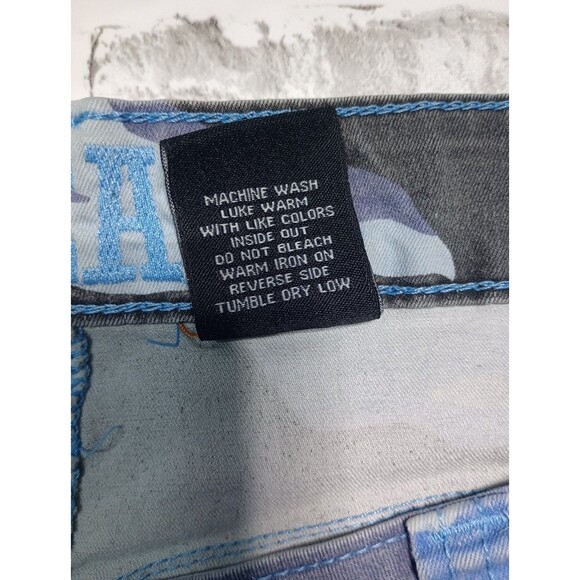 VIP jeans blue camo Juniors size 15/32 Cargo Pockets Jogger - Picture 9 of 13